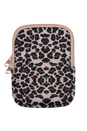 S18-10-4-FP2023LEOPARD - WATER BOTTLE POUCH-LEOPARD/3PCS