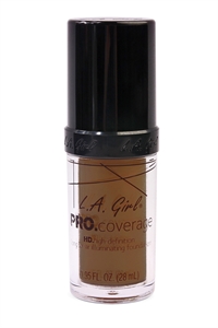 S26-1-3-GLM655 LA GIRL PRO COVERAGE HD FOUNDATION RICH COCOA/3PCS