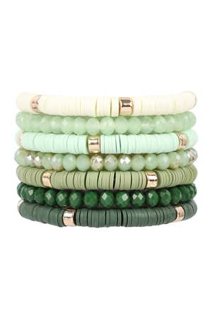 50 or 100 Bead Bracelets - Bulk Bead Bracelets - Seed Bead Bracelets - Bracelet Grab Bag - Stackable Stretch Bracelets - Wholesale