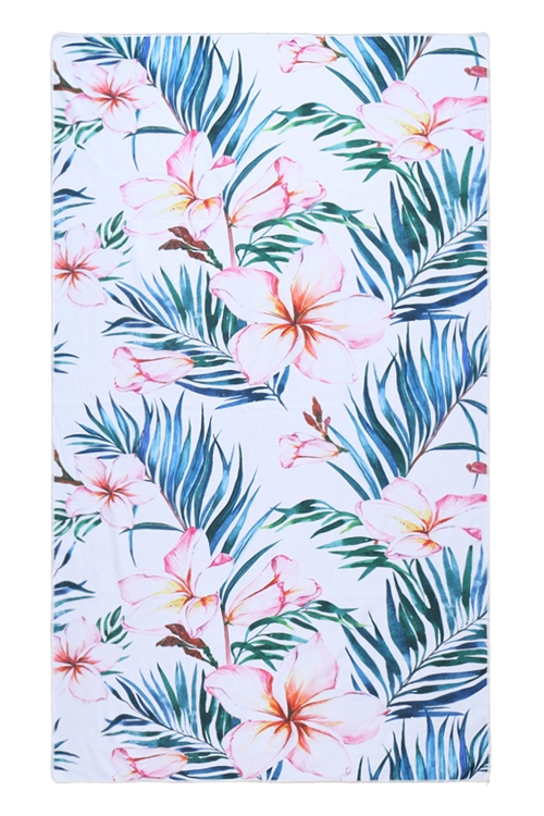 S27-9-4-HDF3210-FLORAL PRINT TOWEL/1PC