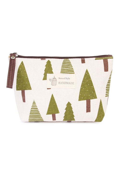 S24-6-3-HDG1586-9 PINE TREE BAG-BEIGE/6PCS