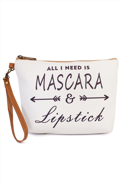 S18-10-1/S20-11-2-HDG1907 "MASCARA"  WRISTLET MAKEUP BAG/6PCS