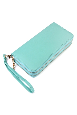 S5-4-1-HDG2000MN MINT DOUBLE ZIPPER WALLET/6PCS