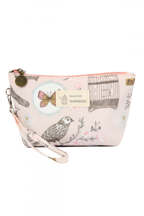 SA4-1-5-HDG2275-2 BIRD CAGES WRISTLET COSMETIC BAGS/6PCS