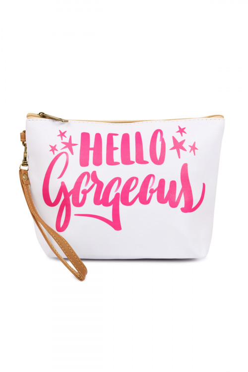 S28-9-3-HDG2469 HELLO GORGEOUS COSMETIC BAG/6PCS