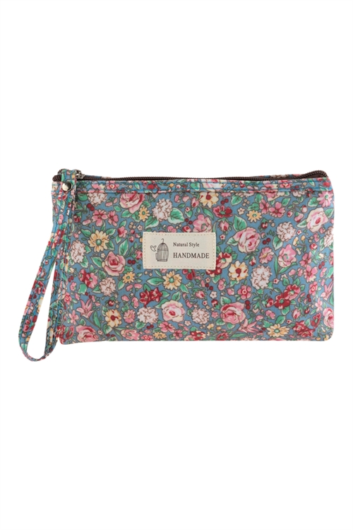 S17-2-4-HDG2827-1 STYLE 1 FLORAL PRINTED COSMETICS BAG/6PCS