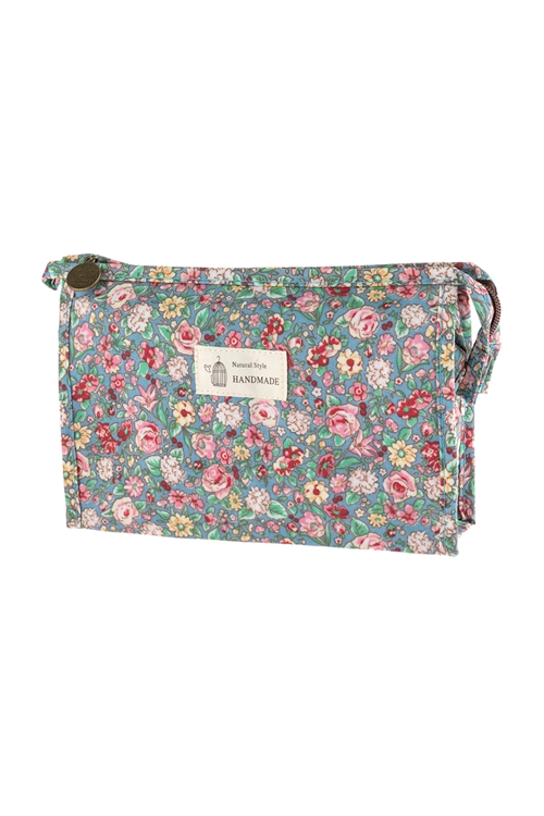 S17-1-4-HDG2828-1 STYLE 1 FLORAL COSMETICS BAG/6PCS