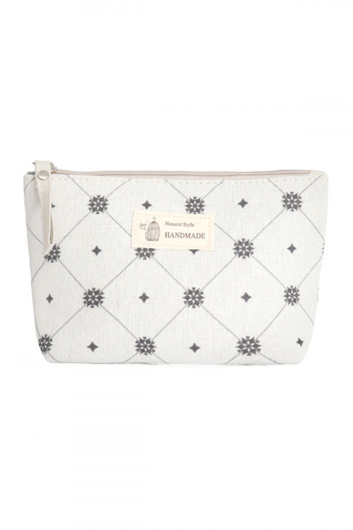 S24-7-3-HDG3011-9 -STYLE 9 DIAMOND PRINT COSMETIC POUCH/6PCS (NOW $1.50 ONLY!)