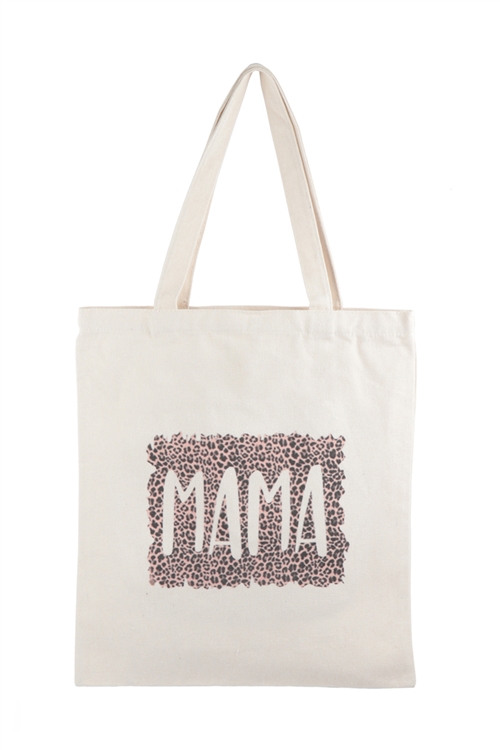 S29-3-2-HDG3828-3 - MAMA PRINT  TOTE BAG/6PCS