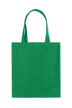 S3-4-2-HDG4036GR - PLAIN SOLID COLOR MINIMALIST TOTE BAG-GREEN/6PCS