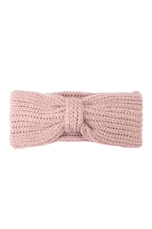 S3-10-4-HDH3431PK - KNOTTED KNIT HEADBAND - PINK/6PCS (NOW $1.50 ONLY!)