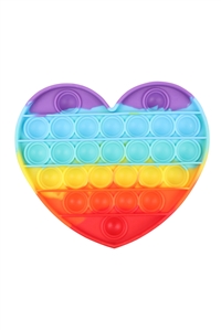 S17-3-2-HDM3419-2-1 - POP FIDGET SENSORY AND STRESS RELIEVER TOY-HEART/1PC