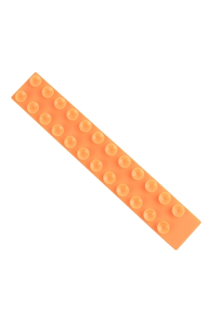 S22-2-3-HDM3741OR - SUCTION CUPS SQUIDOPOPS FIDGET STRESS RELIVER TOY - ORANGE/6PCS