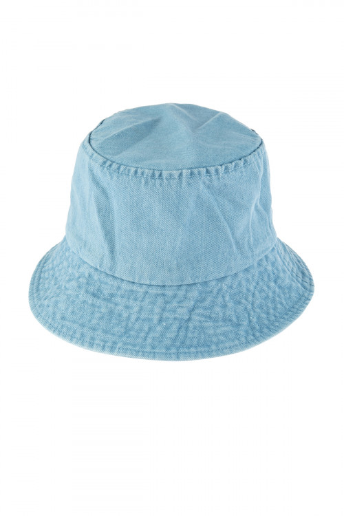 S20-9-1-HDT3322LBL-ACID WASHED LIGHT BLUE BUCKET HAT/6PCS