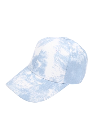 S21-6-1-HDT3336BL- DYE UNISEX FASHION CAP - BLUE/6PCS