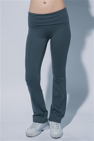 S39-1-1-LT-60144PN-CLGY - HIGH-WAISTED FOLDOVER WAISTBAND LEGGINS- COAL GREY 2-2-2