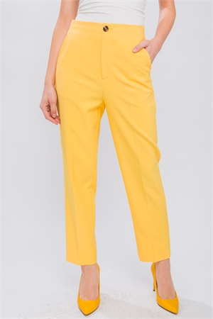 S39-1-1-LT-6886PH-PNAPL - FULL-LENGTH VERTIGO BLAZER PANTS- PINEAPPLE 2-2-2