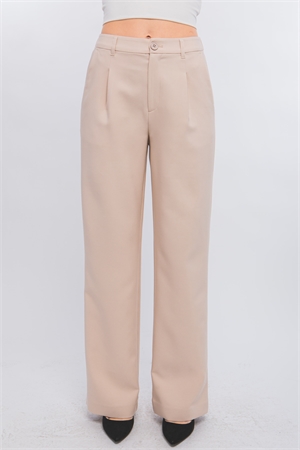 S39-1-1-LT-6888PN-BG - FULL-LENGTH VERTIGO BLAZER PANTS- BEIGE 2-2-2