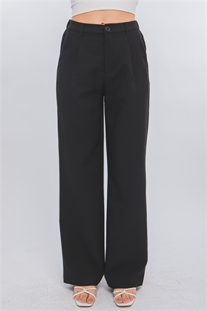 S39-1-1-LT-6888PN-BK - FULL-LENGTH VERTIGO BLAZER PANTS- BLACK 2-2-2