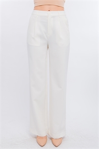 S39-1-1-LT-6888PN-WHT - FULL-LENGTH VERTIGO BLAZER PANTS- WHITE 2-2-2