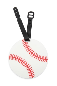 A2-2-3-LT374X119 - BASEBALL LUGGAGE TAG/1PC