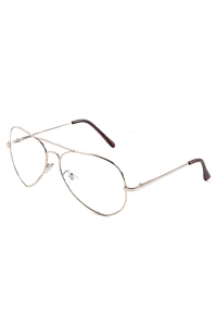 S17-5-5-M6259-CLR-SP - AVIATION FUSHION EYEGLASSES/12PCS