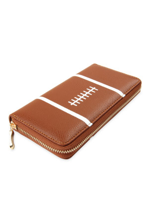 S5-5-1-MB0081 FOOTBALL ZIPPER WALLET/6PCS