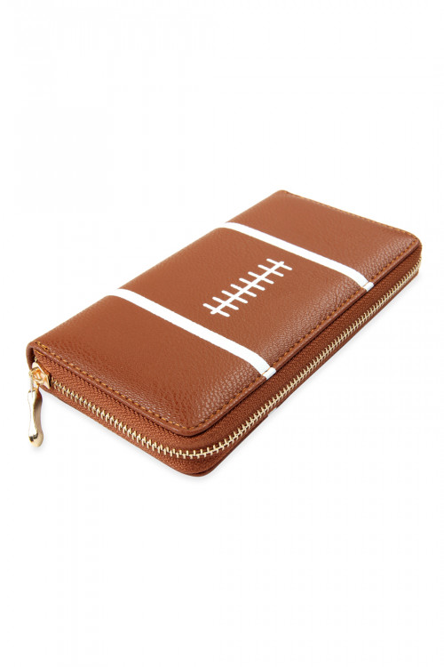 S5-5-1-MB0081 FOOTBALL ZIPPER WALLET/6PCS