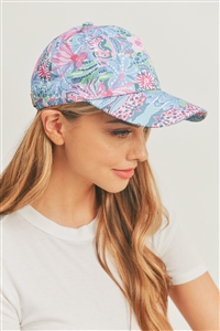 S30-1-1-MH0129 - FLORAL PAISLEY, BASEBALL CAP/6PCS