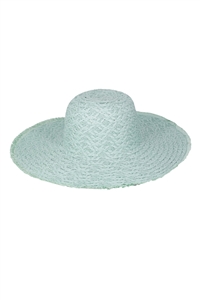 S30-1-1-MH0095-MT - SOLID FLOPPY SUN HAT-MULTICOLOR/6PCS