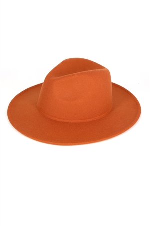 S30-1-1-MI-MH0125-RU - SOLID PANAMA HAT-RUST/6PCS