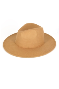 S30-1-1-MI-MH0125-TP - SOLID PANAMA HAT-TAUPE/6PCS