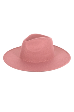 S30-1-1-MH0142-DPK - SOLID PANAMA HAT
-DUSTY PINK/6PCS