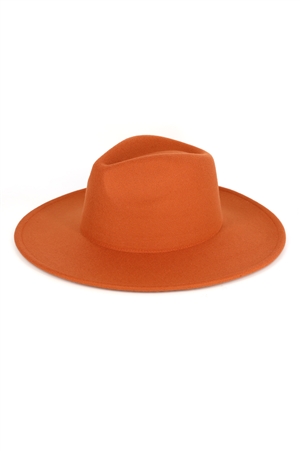 S30-1-1-MH0142-RU - SOLID PANAMA HAT-RUST/6PCS