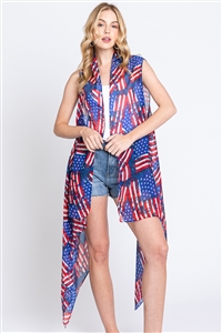 S30-1-1-MS0383- - AMERICAN FLAG VEST/6PCS