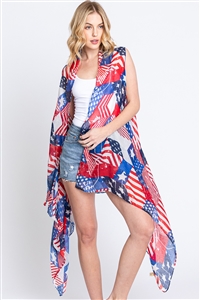 S30-1-1-MS0384- - AMERICAN FLAG VEST/6PCS