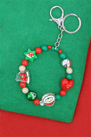 S30-1-1-MK1008 - CHRISTMAS KEY CHAIN/6PCS