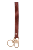 S21-4-4-MK427-1BRW-BROWN SNAKESKIN LOOP BAND KEYCHAIN/6PCS (NOW $2.00 ONLY!)