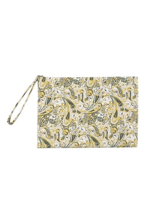 S30-1-1-MP0125BE - PAISLEY POUCH BEIGE/6PCS (NOW $1.25 ONLY!)