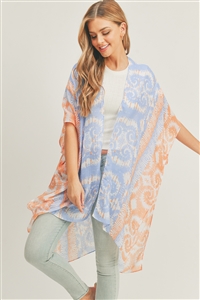 S30-1-1-MS0289BL - ABSTRACT PRINT KIMONO-BLUE/6PCS