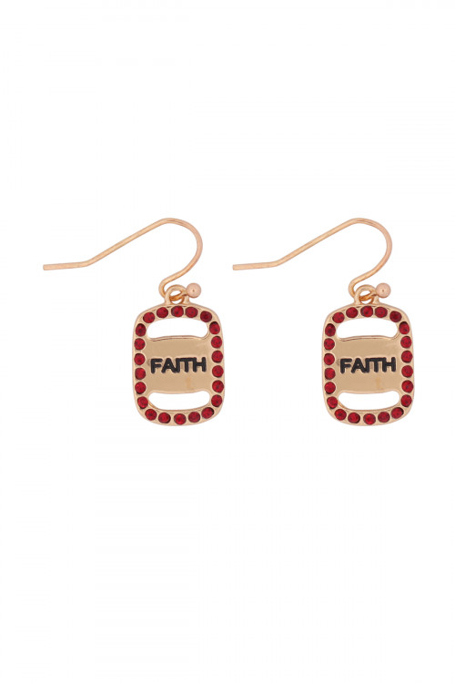 S21-11-3-MYE1263GRD-FAITH ETCHED DROP  EARRINGS-RED/6PCS