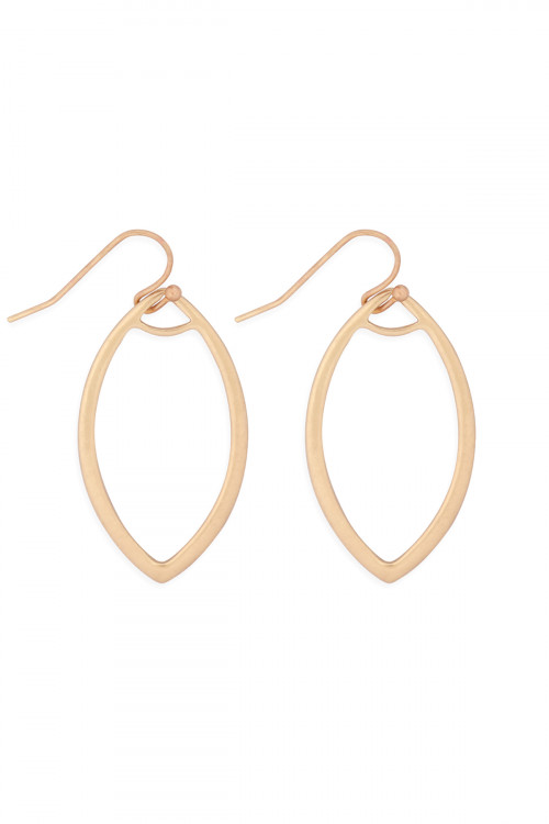 S22-9-4-MYE1280WG-OPEN MARQUISE DROP EARRINGS-GOLD/6PCS