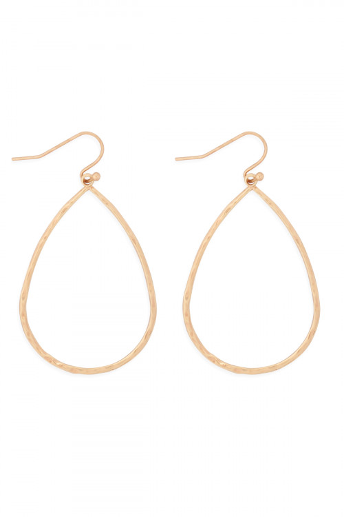 S21-11-4-MYE1282WG-OPEN TEARDROP EARRINGS-GOLD/6PAIRS