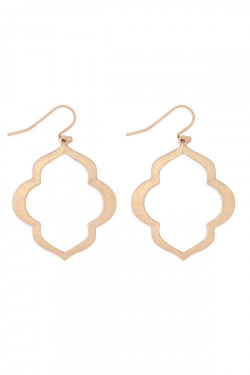 S21-12-4-MYE1284MG-MOROCCAN OPEN DROP EARRINGS-GOLD/6PAIRS