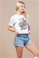 NY-T1479-5526 - NEVER GIVE UP GRAPHIC ROUND NECK TEE-BEIGE-1-2-2-1