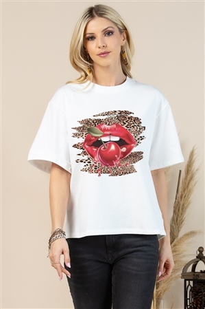 NY-T1622-6039-Zelda-OFW-MOUTH CHERRY PRINT OVERSIZE TEE-OFFWHITE-2-2-2