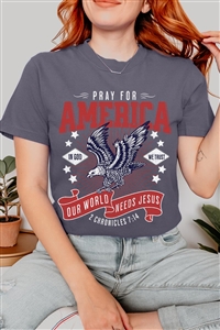 PO-OU1690-E2275-HORI - EAGLE PRAY FOR AMERICA CHRISTIAN GRAPHIC GARMENT DYED T SHIRTS- Blue Horizon-2-2-2-2