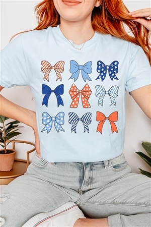 PO-OU1690-E2279-SKYB - BOWS RIBBONS FOURTH OF JULY GRAPHIC GARMENT DYED T SHIRTS- Sky Blue-2-2-2-2
