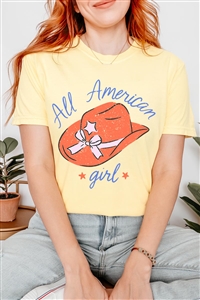 PO-OU1690-E2280-LEMO - ALL AMERICAN GIRL FOURTH OF JULY GRAPHIC GARMENT DYED T SHIRTS- Lemonade-2-2-2-2