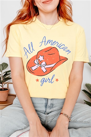 PO-OU1690-E2280-LEMO - ALL AMERICAN GIRL FOURTH OF JULY GRAPHIC GARMENT DYED T SHIRTS- Lemonade-2-2-2-2